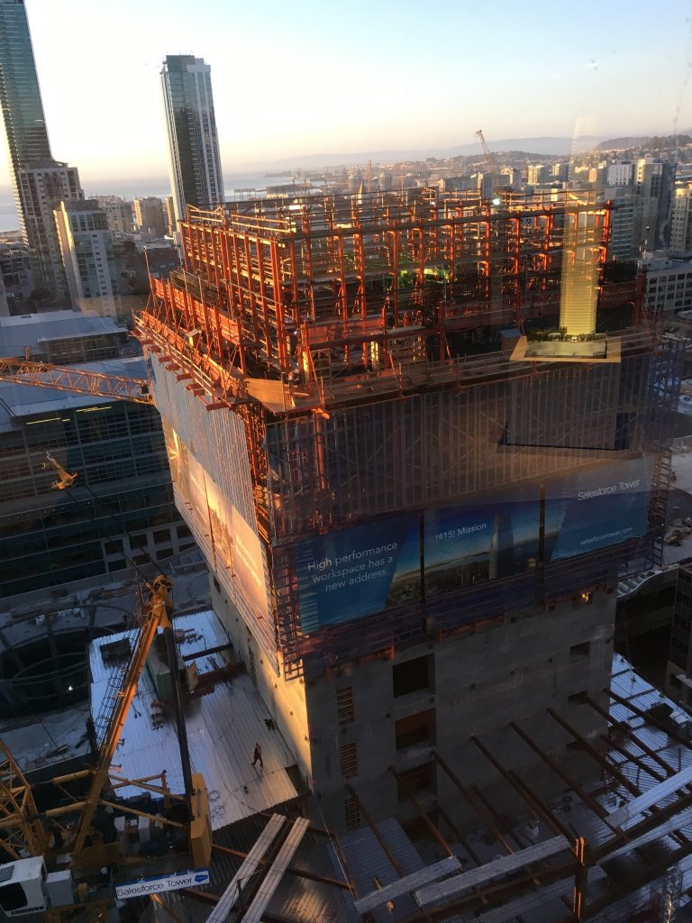 Salesforce Tower construction site