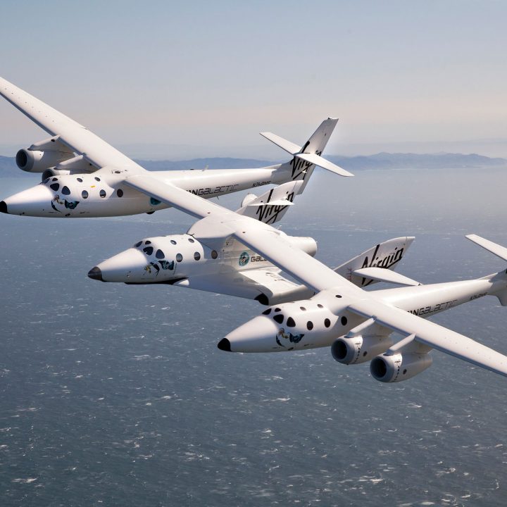 The Virgin Galactic SpaceShipOne