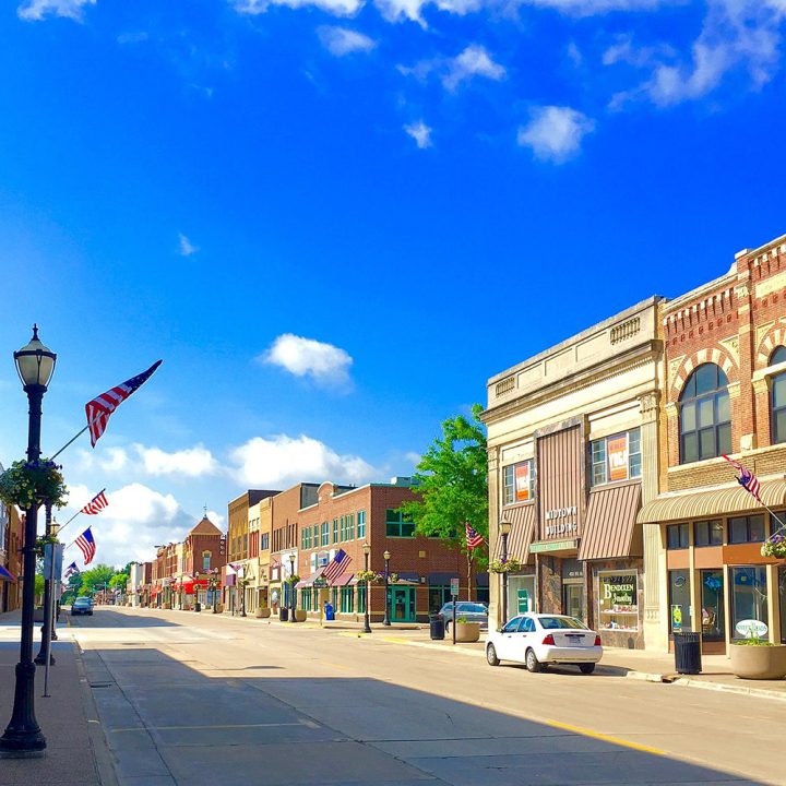 A street view of Austin, Minnesota