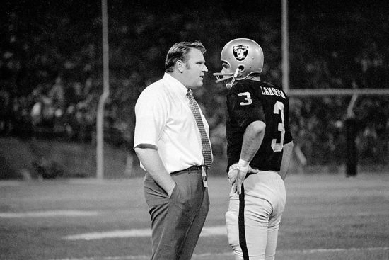 Madden and Daryle Lamonica strategizing