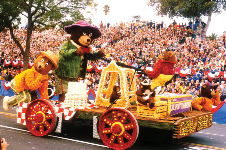 the 1978 Cal Poly Rose Float, "Grin and Bear It"