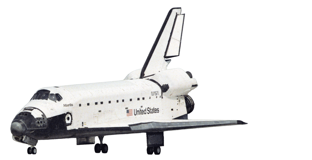 The space shuttle Atlantis
