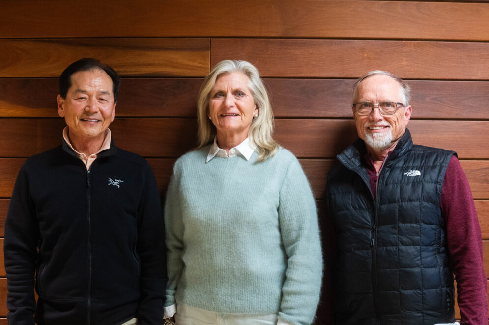 Innovation Quest founders Carson Chen (Electrical Engineering ’73), Richard Boberg (Electrical Engineering ’70) and Laura Pickering (Electrical Engineering ’84)